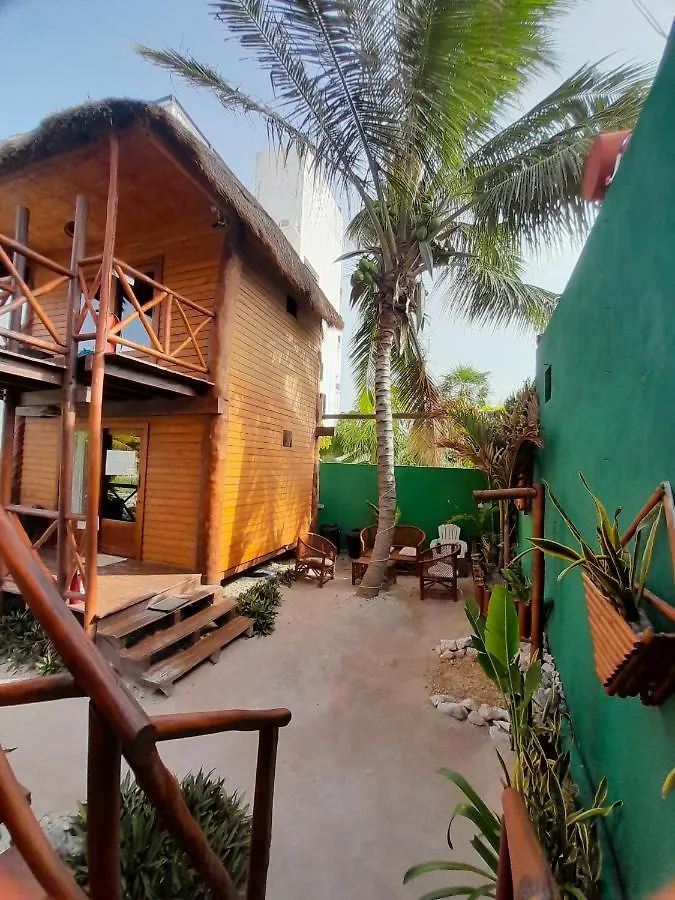 Alojamento de Turismo Selvagem Palmeras De Mahahual Cabanas